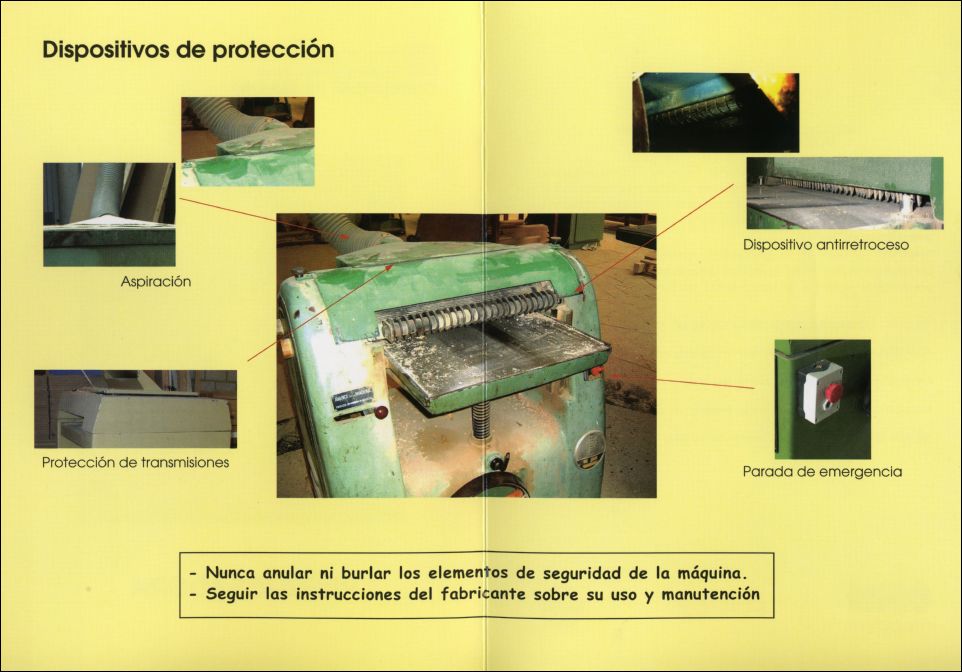 MAQUINA REGRUESADORA PROTECCIONES